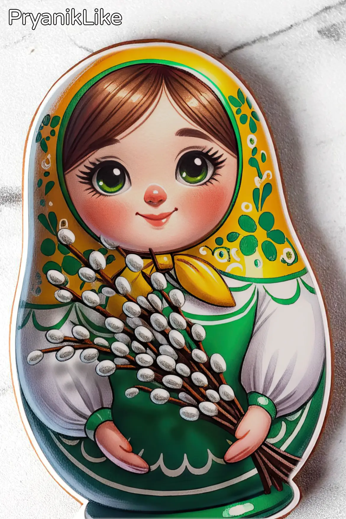 Пряник матрешка (ооооочень много)